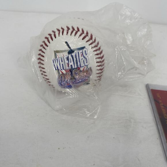 Ken Griffey Jr Hologram Card And All Star Wheaties Baseball - Picture 3 of 8